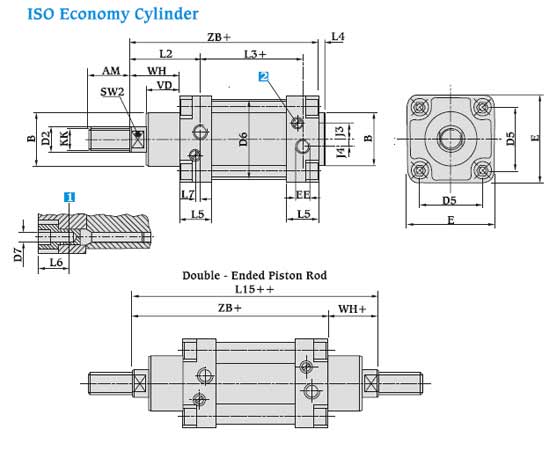ISO Economy Cylinder