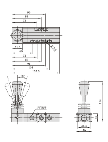 Hand Lever Valves