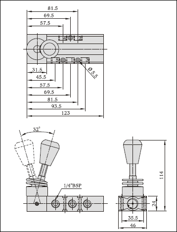 Hand Lever Valves