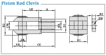 Piston Rod Clevis