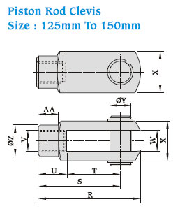 Piston Rod Clevis