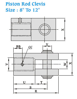 Piston Rod Clevis