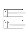 Cylinder with non adjustable cushion